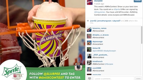 7-Eleven Sprite 6 Mix Slurpee Instagram Update